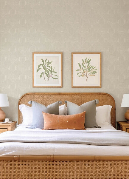 Meyberg Ivory Geometric Wallpaper