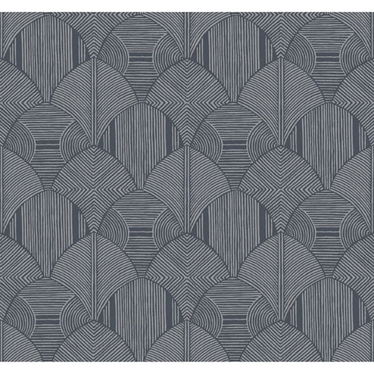 Meyberg Blue Geometric Wallpaper