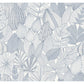 Mathias Blue Botanical Wallpaper