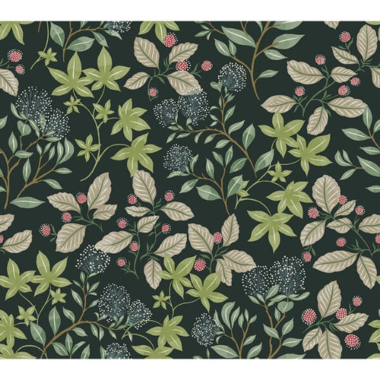 Mildred Evergreen Botanical Trail Wallpaper