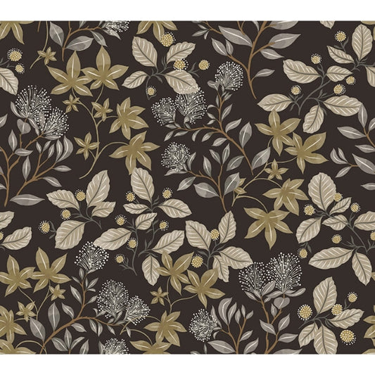 Mildred Black Botanical Trail Wallpaper