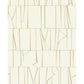 Huntington Gold Geometric Stripe Wallpaper