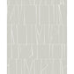 Huntington Silver Geometric Stripe Wallpaper