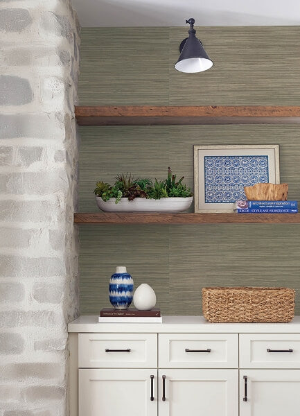 Reynier Neutral Hemp Wallpaper