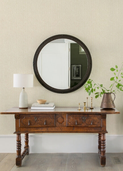 Ashbee Taupe Faux Tweed Wallpaper