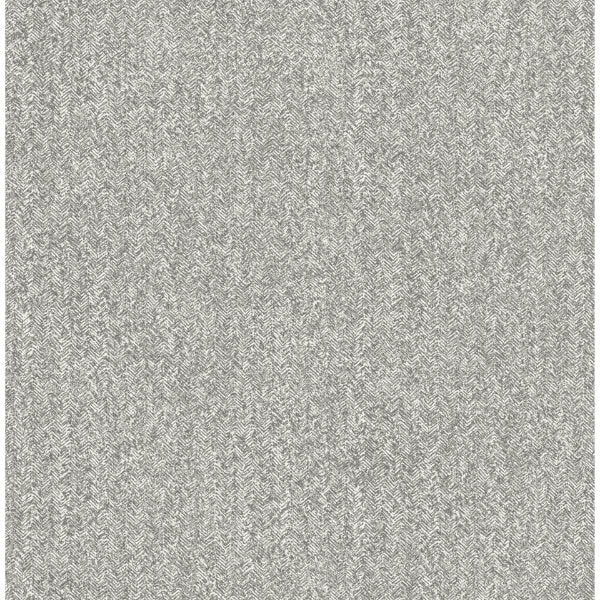 Ashbee Dark Grey Faux Tweed Wallpaper