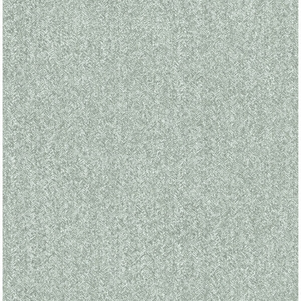 Ashbee Green Faux Tweed Wallpaper