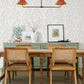 Kiwassa Grey Antler Damask Wallpaper