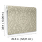 Kiwassa Sage Antler Damask Wallpaper