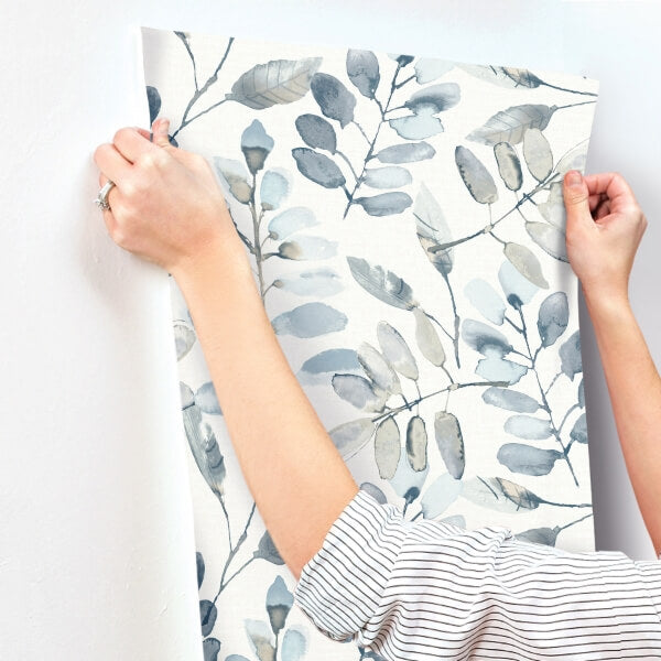Pinnate Blue Leaves Wallpaper