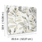 Pinnate Charcoal Leaves Wallpaper