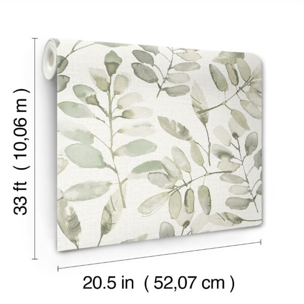 Pinnate Green Leaves Wallpaper