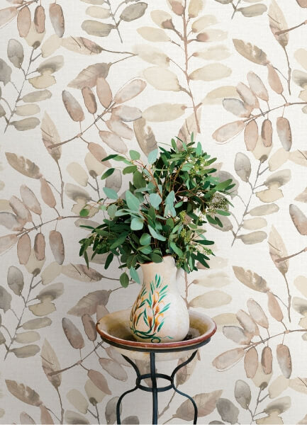 Pinnate Salmon Leaves Wallpaper