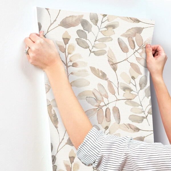 Pinnate Salmon Leaves Wallpaper
