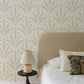 Tap Root Beige Floral Damask Wallpaper