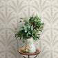 Tap Root Beige Floral Damask Wallpaper