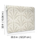 Tap Root Beige Floral Damask Wallpaper