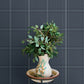 Auberge Dark Blue Plaid Wallpaper