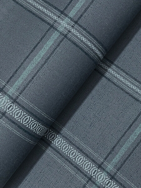 Auberge Dark Blue Plaid Wallpaper