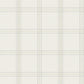 Auberge White Plaid Wallpaper