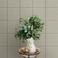 Auberge Taupe Plaid Wallpaper