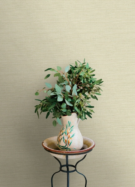 Agave Neutral Faux Grasscloth Wallpaper