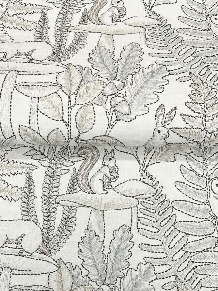 Holt Neutral Woodland Wallpaper