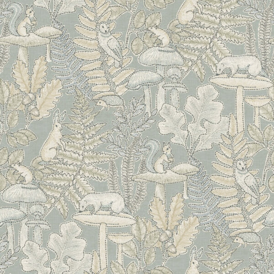 Holt Seafoam Woodland Wallpaper