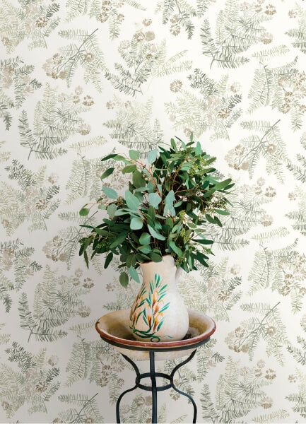 Frith Green Botanical Wallpaper