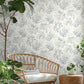 Frith Sea Green Botanical Wallpaper