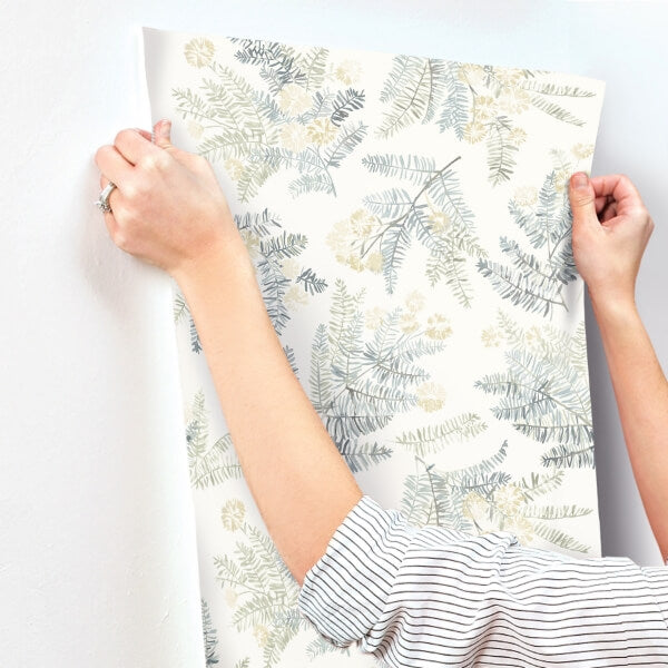 Frith Sea Green Botanical Wallpaper
