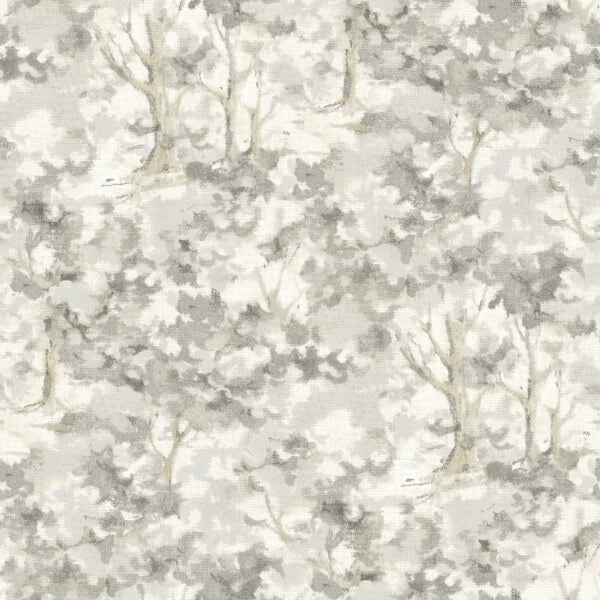 Thicket Charcoal Forest Wallpaper