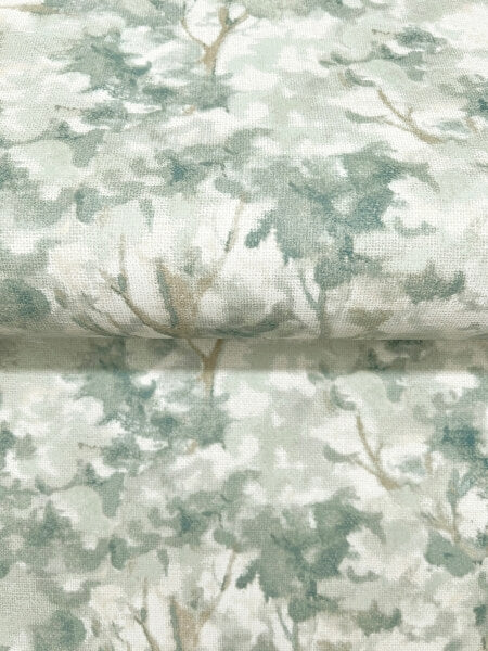 Thicket Teal Forest Wallpaper