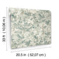 Thicket Teal Forest Wallpaper