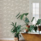 Revelry Taupe Forest Frolic Wallpaper