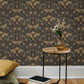 Mystic Moth Black Forest Magic Wallpaper