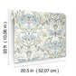 Mystic Moth Sky Blue Forest Magic Wallpaper