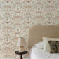 Mystic Moth Blush Forest Magic Wallpaper