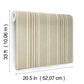 Calvados Moss Linen Stripe Wallpaper