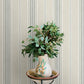 Calvados Turquoise Linen Stripe Wallpaper