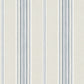 Calvados Blue Linen Stripe Wallpaper