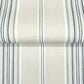 Calvados Blue Linen Stripe Wallpaper