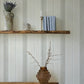 Calvados Grey Linen Stripe Wallpaper