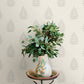Frond Cream Leaf Wallpaper
