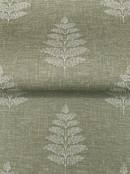 Frond Dark Green Leaf Wallpaper