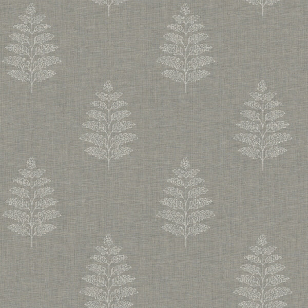 Frond Charcoal Leaf Wallpaper