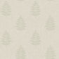 Frond Beige Leaf Wallpaper