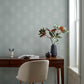 Frond Light Blue Leaf Wallpaper