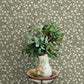 Poppy Trail Green Floral Wallpaper