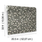 Poppy Trail Black Floral Wallpaper